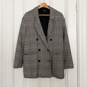 Zara Houndstooth Blazer